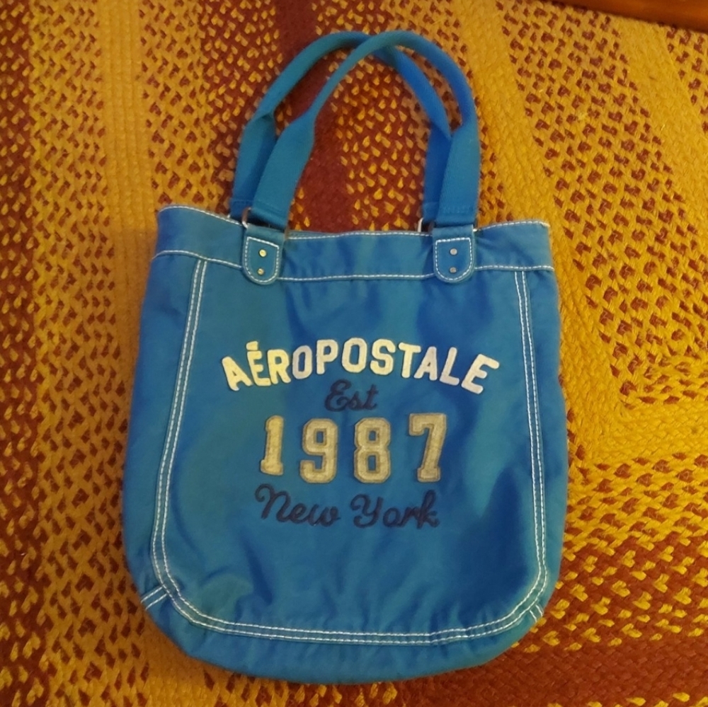 Y2k blue Aéropostale purse